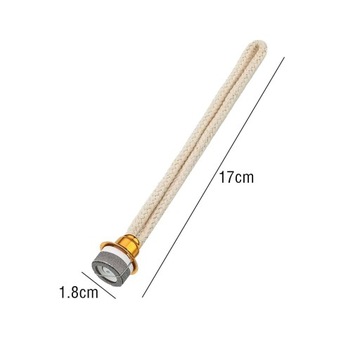 Запасной фитиль для ароматической масляной лампы, длина 5,3 дюйма, каталитическая горелка, золото.