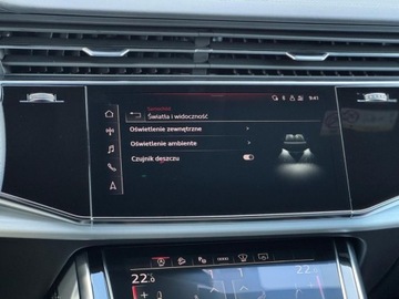 Audi Q8 SUV 3.0 55 TFSI 340KM 2022 Audi Q8 340 KM,S line,Head Up,Os skretna,Hak,Pneumatyka,BO 3.0 Benzyna, zdjęcie 29