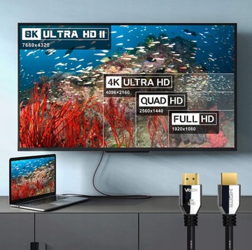 HDMI 2.1 8K кабель 4K UHD Premium 3M Кабель 3M
