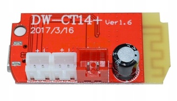 Bluetooth, аудиоусилитель 2x5 Вт, DW-CT14+