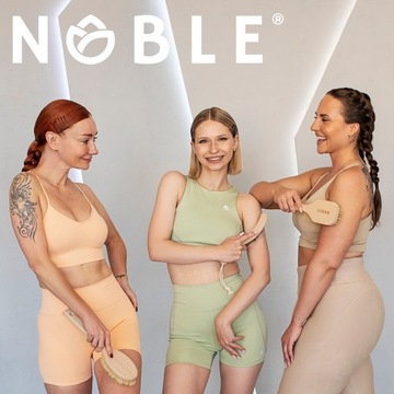 4 щетки для сухого массажа тела, все части лица, бюста Noble