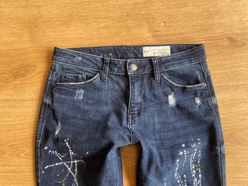 ESPRIT dopasowane jeansy W28 7/8