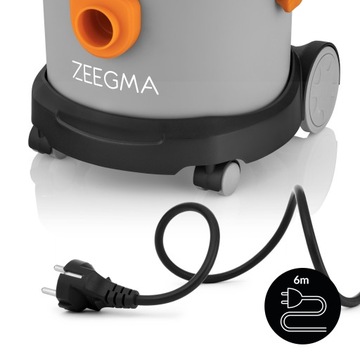 УНИВЕРСАЛЬНЫЙ ПЫЛЕСОС ZEEGMA PRO COMPACT 1000W КОВРЫ, ОБИВКА