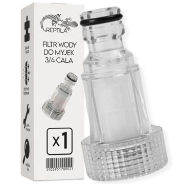 Filtr wody do myjek 3/4 cala na złącze ogrodowe