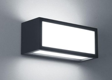 HLFVLITE Zewnętrzna lampa ścienna LED, aluminiowa, zewnętrzna