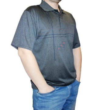 МУЖСКАЯ ПОЛО С НАГРУДНЫМ КАРМАНОМ РАЗМЕР 8XL