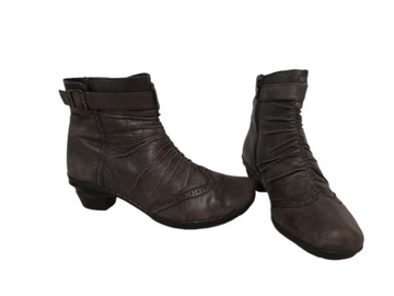 Buty botki skórzane Rieker r. 38 , wkł 25 cm