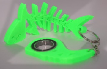 Брелок KEYRAMBIT KEYSPINNER Керамбитовый брелок SHARK!!!