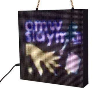 SMART-дисплей для дверей, интерьеров, витрин. П3 ПРЕМИУМ 20х20см