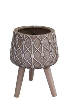 Donica Boho 21 cm brąz