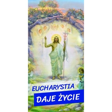 Baner obraz na ołtarz dekoracja BOŻE CIAŁO 2x1m