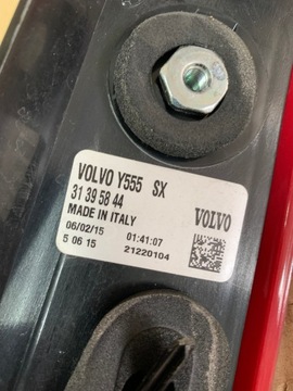 SVĚTLO LED LEVÝ ZADNÍ VOLVO V40 II 31395844