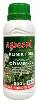 Klinik Free 360SL 500ml Skuteczny Szybko Dzałający Glifosat na Chwasty Perz