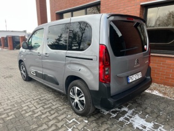 Citroen Berlingo III Osobowy M 1.5 BlueHDi 102KM 2022 Citroen Berlingo 1.5 diesel 102 KM 6 biegow zarej w PL zadbany zamiana, zdjęcie 3