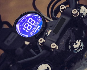 УНИВЕРСАЛЬНЫЙ ЦИФРОВОЙ МОТОЦИКЛЬНЫЙ СЧЕТЧИК QUAD LCD