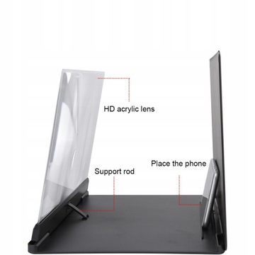 3D УВЕЛИЧИТЕЛЬНЫЙ ЭКРАН ДЛЯ СМАРТФОНОВ 14HD