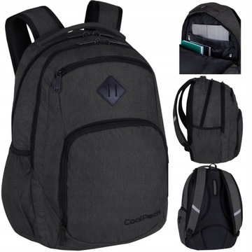 COOLPACK PLECAK SZKOLNY MŁODZIEŻOWY BREAK CZARNY