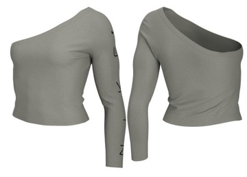 NIKE ASYMETRYCZNY TOP DŁUGI RĘKAW CZ8188320 r. S