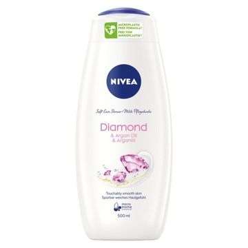 NIVEA Diamond & Argan Oil Care Shower pielęgnujący żel pod prysznic 500ml