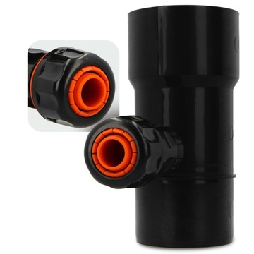 ДОЖДЕВОЙ УБОРНИК 90 ММ ДОЖДЕВОЙ ВОДОСБОРНИК ЖЕЛОБ-ВОССТАНОВИТЕЛЬ ЧЕРНЫЙ