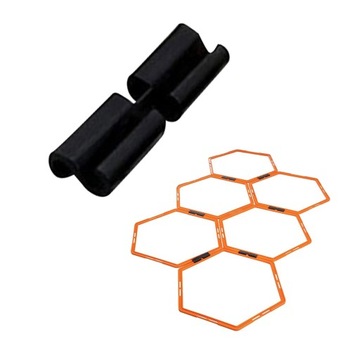 Тренировочный круг по ловкости футбола, соединительная пряжка из полипропилена, тренерское оборудование для