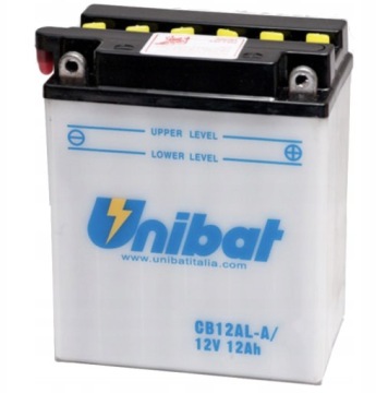 AKUMULATOR UNIBAT 12V 12Ah CB12AL-A/E P+