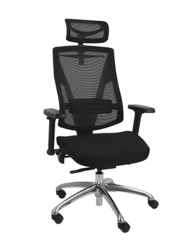 Fotel Biurowy GROSPOL Futura 4S Plus TM01 Czarny