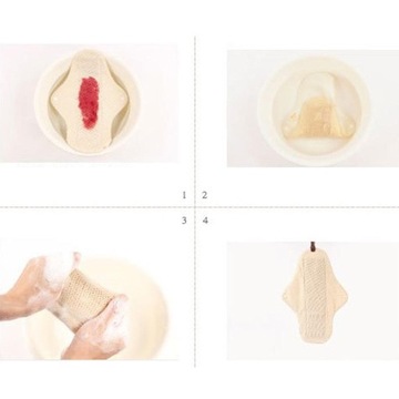 6 гигиенических хлопковых прокладок для трусов