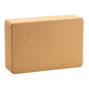 BLOCZEK DO JOGI, KOSTKA Z NATURALNEGO,KORKA YOGA