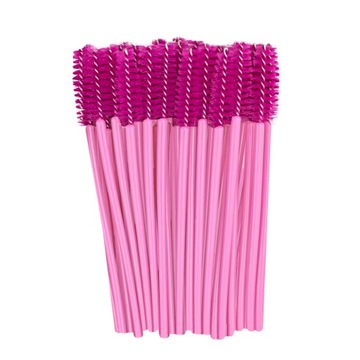 Кисти для ресниц розовые 50 шт.