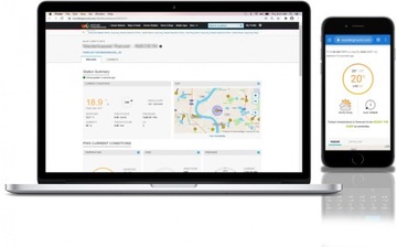 Профессиональная ЖК-станция METEO WiFi SWS высотой 12500