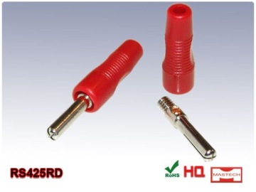 Лабораторный штекер Banana Plug (4,0 мм) для кабеля