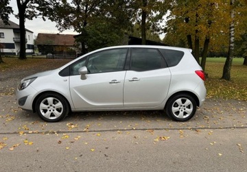 Opel Meriva II Mikrovan 1.4 Turbo ECOTEC 140KM 2012 Opel Meriva Bezwypadkowy, Oryginalny lakier, dobrze wyposazona, hak 1.4, zdjęcie 9