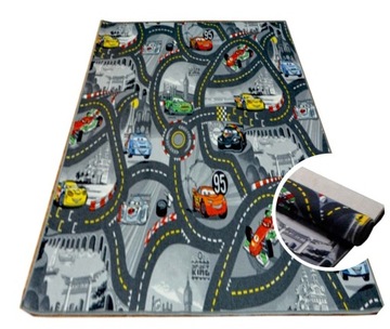 Dywan KIDS dla dzieci 100x150 samochody auta Cars