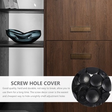 ŚRUBA DEKORACYJNA ZAŚLEPKA NA ŚRUBĘ MEBLOWA OKRĄGŁA ŁEBKA