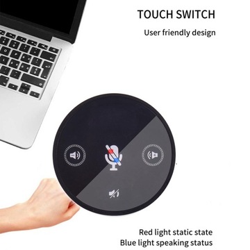 USB-микрофон для конференций, прием голоса по Bluetooth