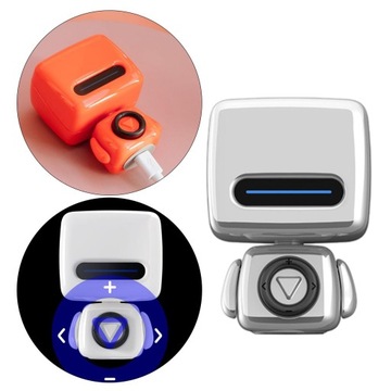 Миниатюрная беспроводная Bluetooth-колонка серебристого цвета