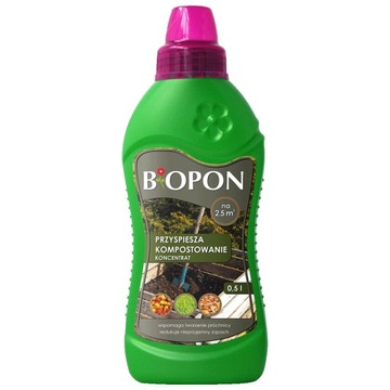 Kompostownik nawóz przyspieszający kompostowanie BIOPON KOMPOSTER 0,5L