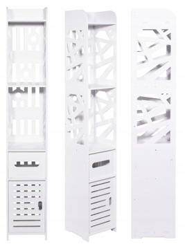 Szafka łazienkowa słupek 120cm do łazienki biała