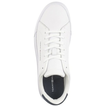 Buty Sneakersy Tommy Hilfiger Court Leather Grain Ess FM0FM05297