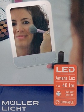 КОСМЕТИЧЕСКОЕ ЗЕРКАЛО ДЛЯ МАКИЯЖА СО СВЕТОДИОДНОЙ ПОДСВЕТКОЙ