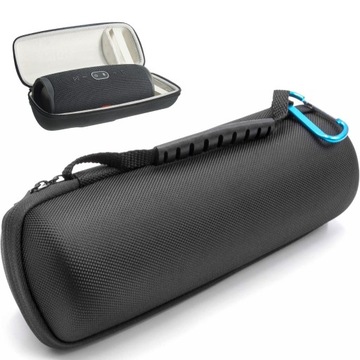 ETUI FUTERAŁ POKROWIEC CASE NA ZAMEK NA GŁOŚNIK JBL CHARGE 5 CZARNY