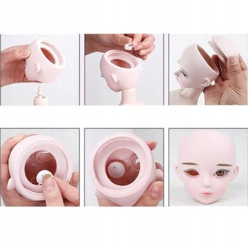 1/3 BJD Doll Head Sculpt Ball Jointed Dolls