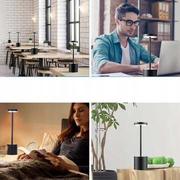 Черный сенсорный светильник для гостиной, спальни