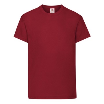 DZIECIĘCA KOSZULKA T-SHIRT FRUIT FC brick red 128