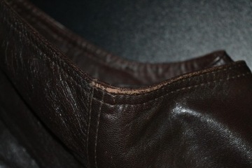 МУЖСКОЙ МОТОЦИКЛЬНЫЙ ЖИЛЕТ VERA PELLE КОЖАНЫЙ ЧОППЕР XL