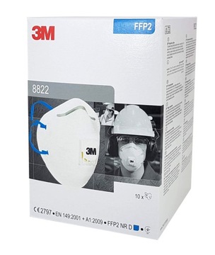 МАСКА 3М Модель 8822, упаковка 10 шт.