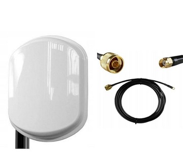 MOCNA ANTENA WIFI AIRLINK 18dBi 2,4GHz + 5m kabla RP-SMAm
