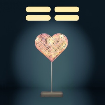 СЕРДЦЕ-ЛАМПА, НОЧНИКИ, НАСТОЛЬНЫЕ ЛАМПЫ
