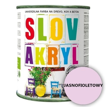 Farba akryl DO ZABAWEK <3lat FIOLETOWY 0,75L